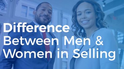 difference between men/women in selling