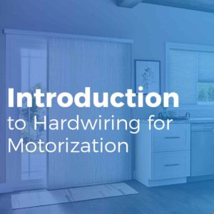 introduction to hardwiring for motorization
